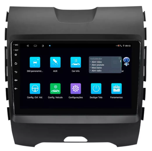 Multimidia Ford Edge 9p Android Quadcore 2gb Carplay
