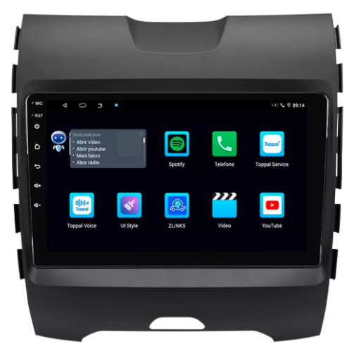 Multimidia Ford Edge 9p Android Quadcore 2gb Carplay