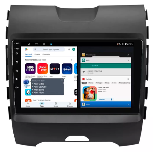 Multimidia Ford Edge 9p Android Quadcore 2gb Carplay