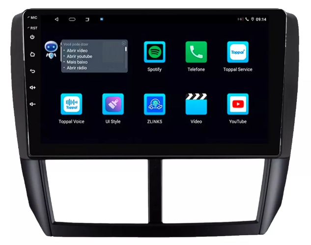 Multimidia Forester 9p Android Octacore 6gb Carplay 4g