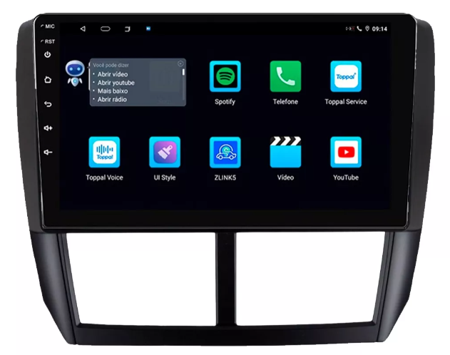 Multimidia Forester 9p Android Quadcore 2gb Carplay