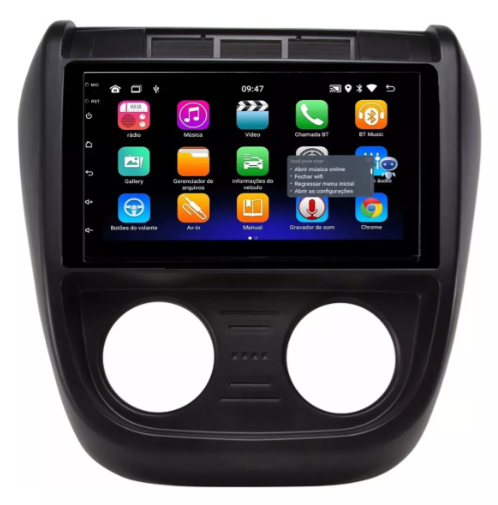 Multimidia Fox 7p Android OctaCore 4gb Carplay Voz