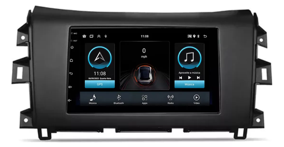 Multimidia Frontier 17/22 7p Android Quadcore 2gb Carplay