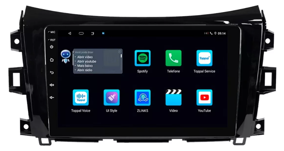 Multimidia Frontier 9p Android Octacore 6gb Carplay 4g