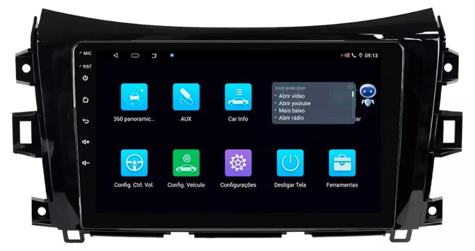 Multimidia Frontier 9p Android Octacore 6gb Carplay 4g