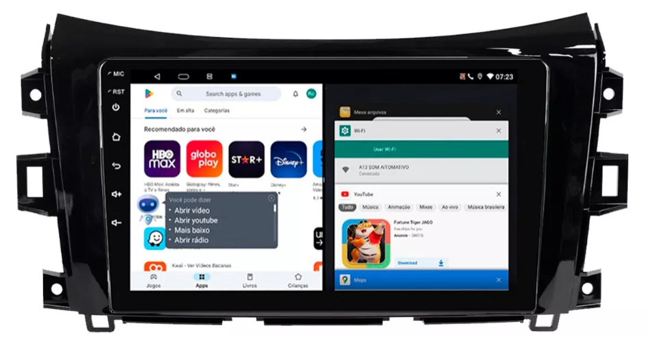 Multimidia Frontier 9p Android Octacore 6gb Carplay 4g