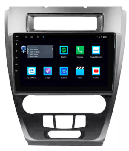 Multimidia Fusion 9p Android Octacore 4GB Carplay