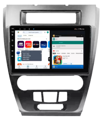 Multimidia Fusion 9p Android Octacore 4GB Carplay