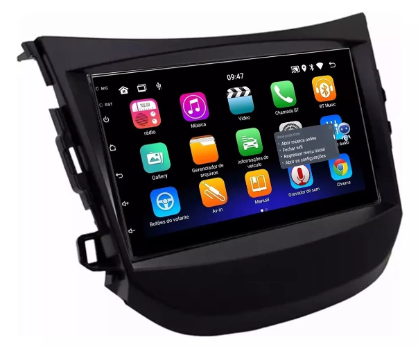 Multimidia Hb20 7p Android OctaCore 4gb Carplay Voz
