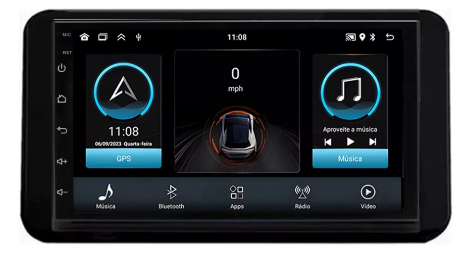 Multimidia Hilux Sw4 7p Android Quadcore 2gb Carplay