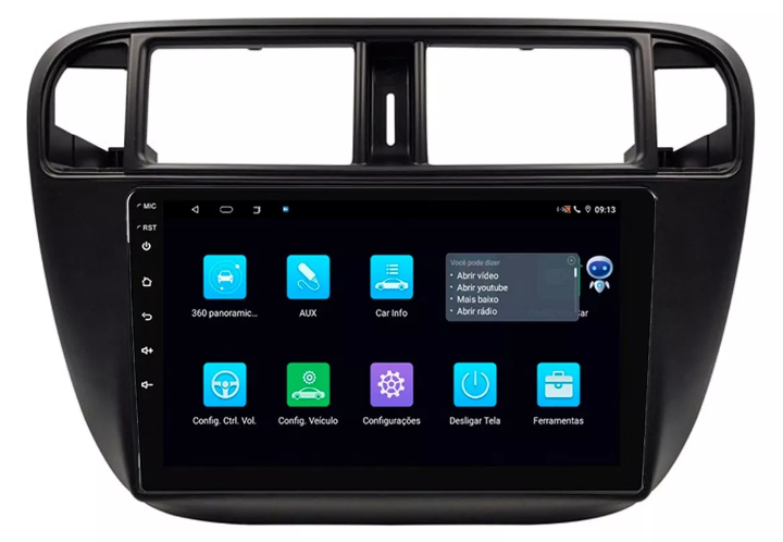 Multimidia Honda Civic 9p Android Octacore 4GB Carplay