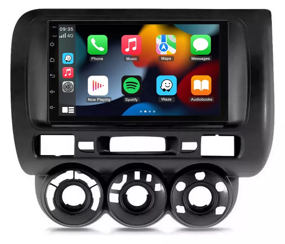 Multimidia Honda Fit 7p Android OctaCore 4gb Carplay Voz