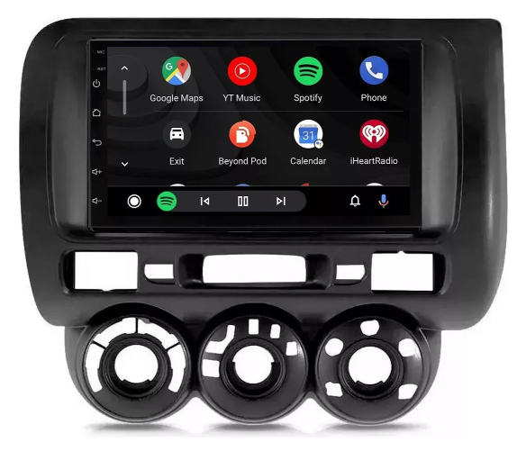 Multimidia Honda Fit 7p Android OctaCore 4gb Carplay Voz