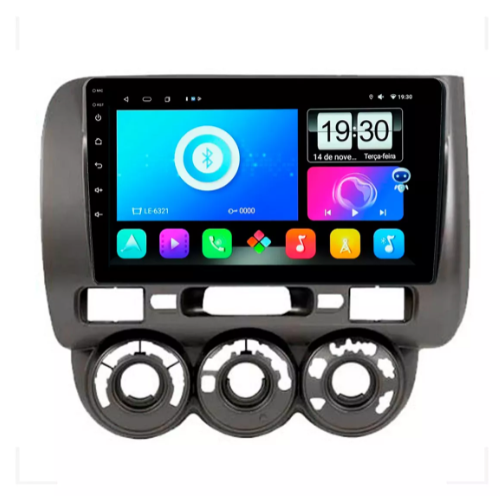 Multimidia Honda Fit 9p Android Octacore 4GB Carplay