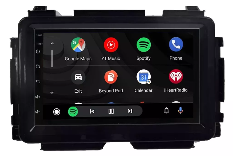 Multimidia Honda Hrv 7p Android OctaCore 4gb Carplay Voz