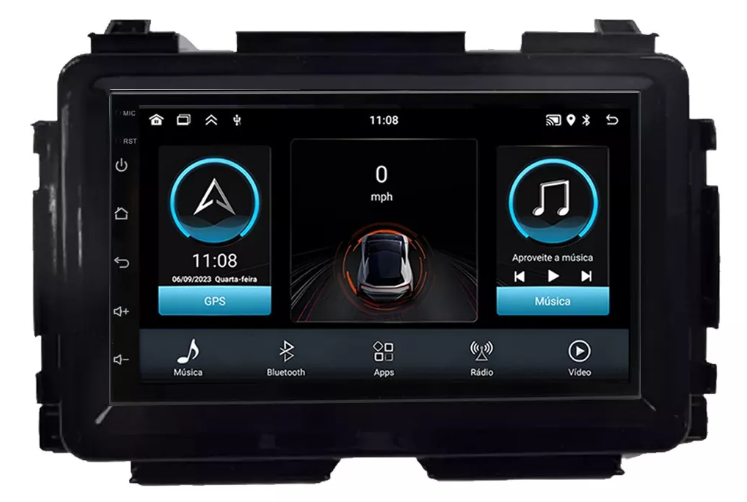 Multimidia Honda Hrv 7p Android Quadcore 2gb Carplay