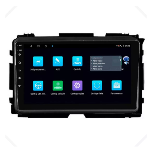 Multimidia Honda Hrv 9p Android Octacore 4GB Carplay