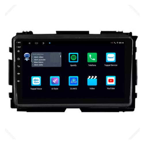 Multimidia Honda Hrv 9p Android Octacore 4GB Carplay