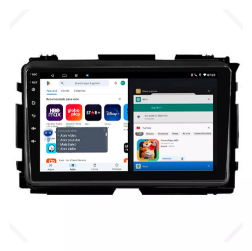 Multimidia Honda Hrv 9p Android Octacore 4GB Carplay