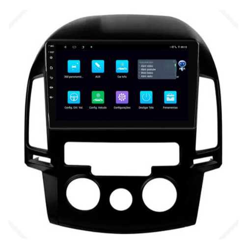 Multimidia I30 Analogico 9p Android Octacore 4GB Carplay