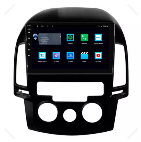 Multimidia I30 Analogico 9p Android Octacore 6gb Carplay 4g