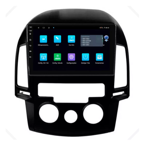 Multimidia I30 Analogico 9p Android Quadcore 2gb Carplay
