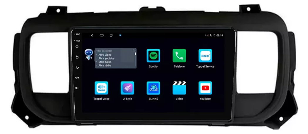 Multimidia Jummpy 9p Android Octacore 6gb Carplay 4g