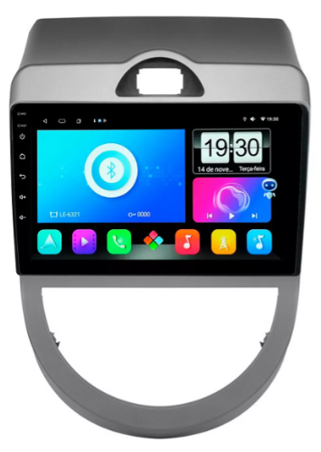 Multimidia Kia Soul 9p Android Octacore 4GB Carplay