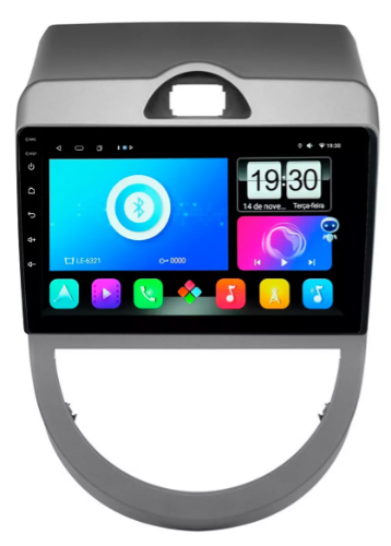 Multimidia Kia Soul 9p Android Octacore 6gb Carplay 4g
