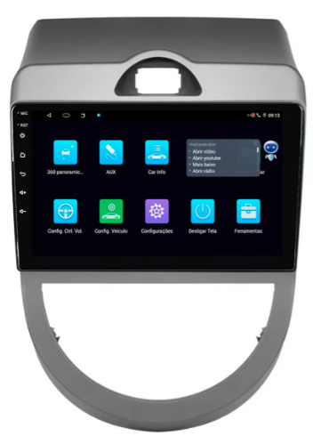 Multimidia Kia Soul 9p Android Octacore 6gb Carplay 4g