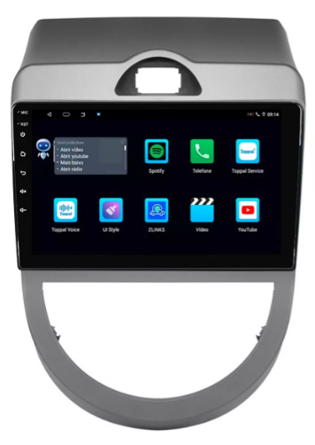 Multimidia Kia Soul 9p Android Octacore 6gb Carplay 4g