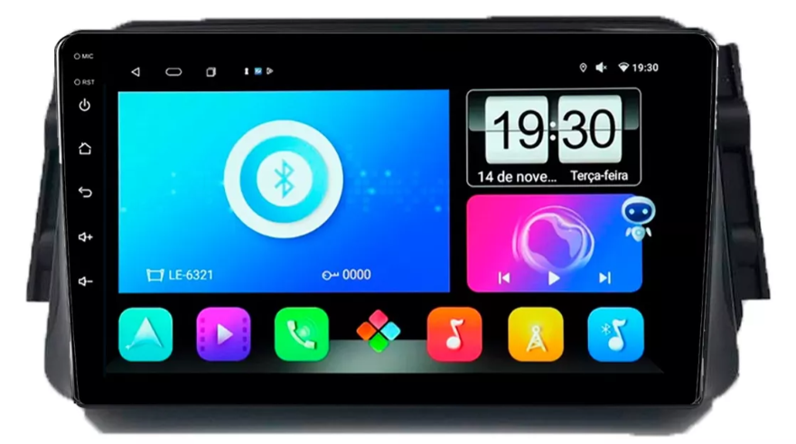 Multimidia Kicks 9p Android Octacore 6gb Carplay 4g