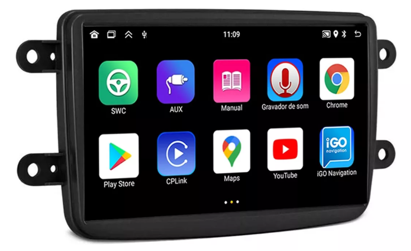 Multimidia Kwid 7p Android Quadcore 2gb Carplay