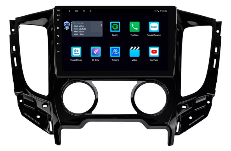 Multimidia L200 Triton 9p Android Octacore 4GB Carplay