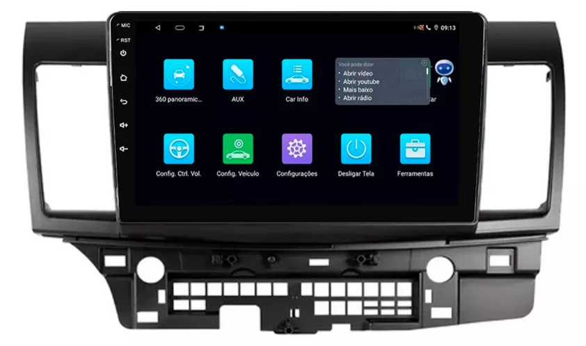 Multimidia Lancer 9p Android Octacore 4GB Carplay
