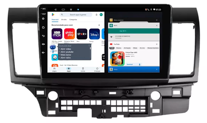 Multimidia Lancer 9p Android Octacore 4GB Carplay