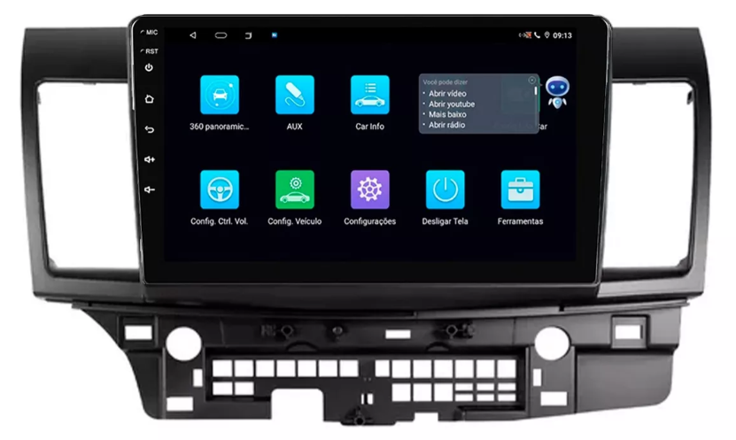 Multimidia Lancer 9p Android Octacore 6gb Carplay 4g