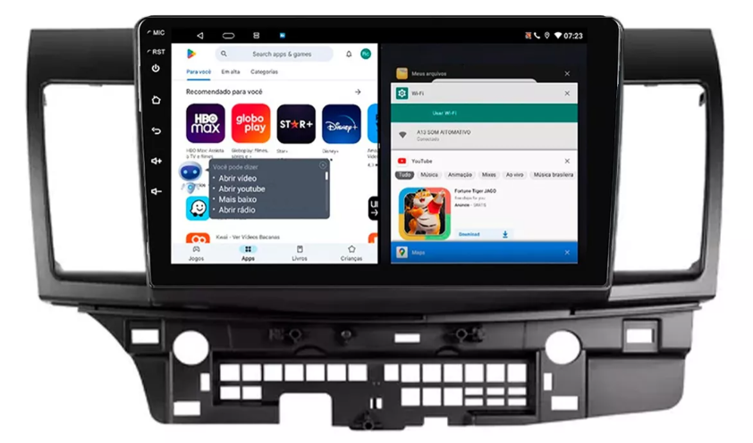 Multimidia Lancer 9p Android Octacore 6gb Carplay 4g