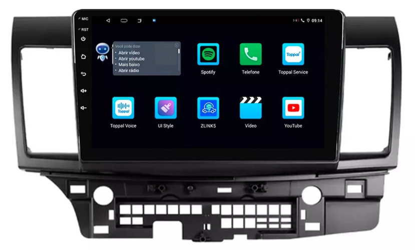 Multimidia Lancer 9p Android Quadcore 2gb Carplay