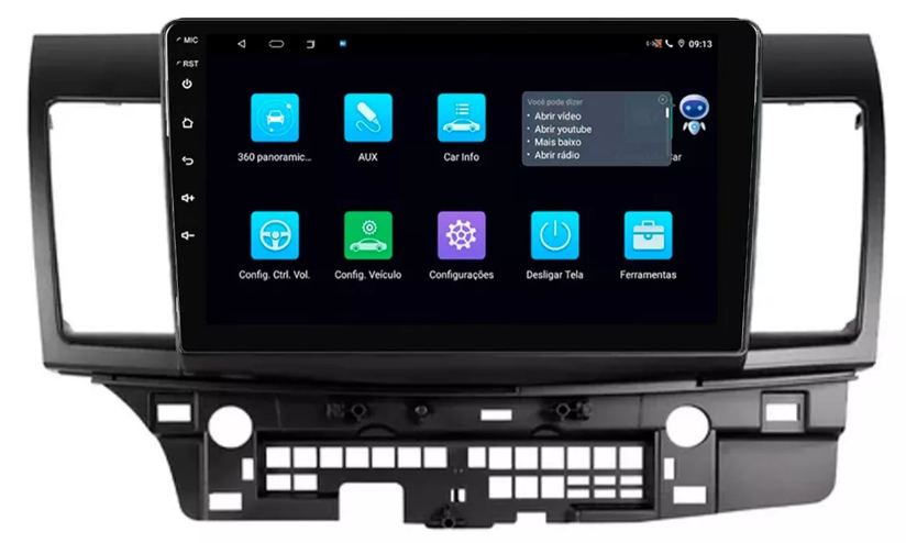 Multimidia Lancer 9p Android Quadcore 2gb Carplay
