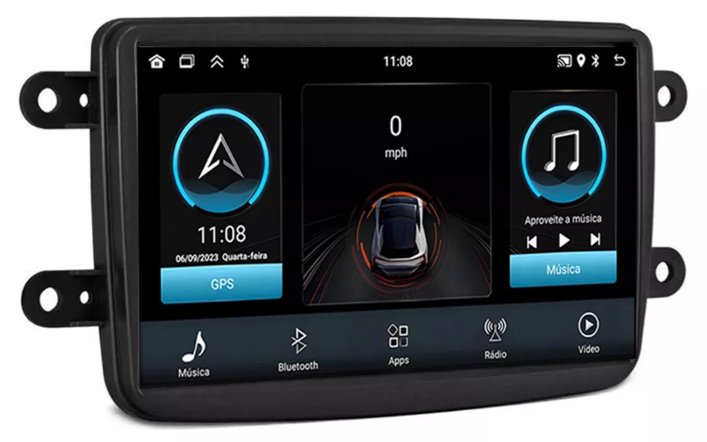 Multimidia Logan 7p Android Quadcore 2gb Carplay