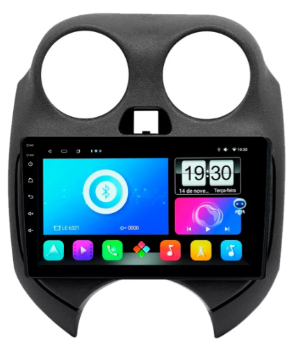 Multimidia March 9p Android Octacore 4GB Carplay - COD 507