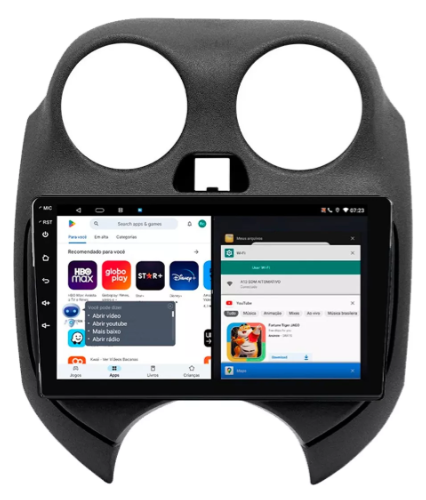 Multimidia March 9p Android Octacore 4GB Carplay - COD 507