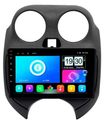 Multimidia March 9p Android Octacore 6gb Carplay 4g - COD 753