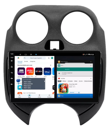 Multimidia March 9p Android Octacore 6gb Carplay 4g - COD 753