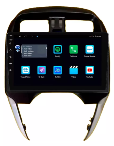 Multimidia March 9p Android Octacore 6gb Carplay 4g - COD 971