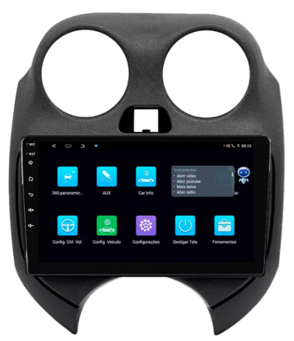 Multimidia March 9p Android Quadcore 2gb Carplay