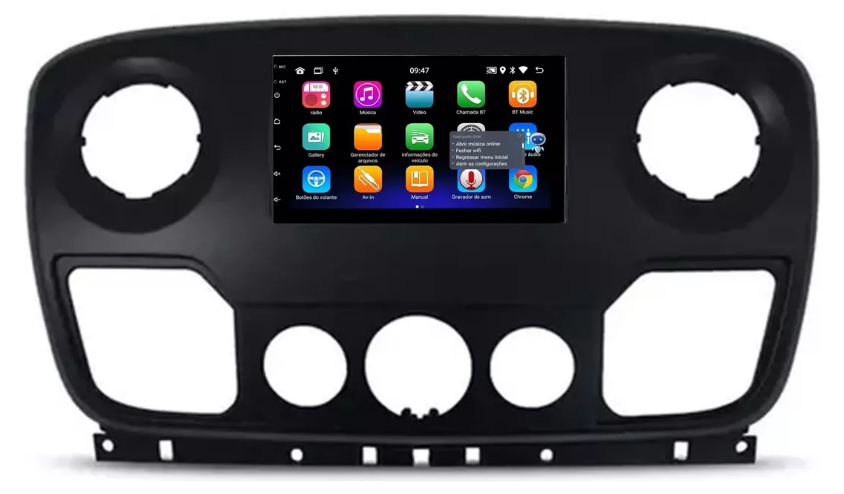 Multimidia Master 7p Android OctaCore 4gb Carplay Voz
