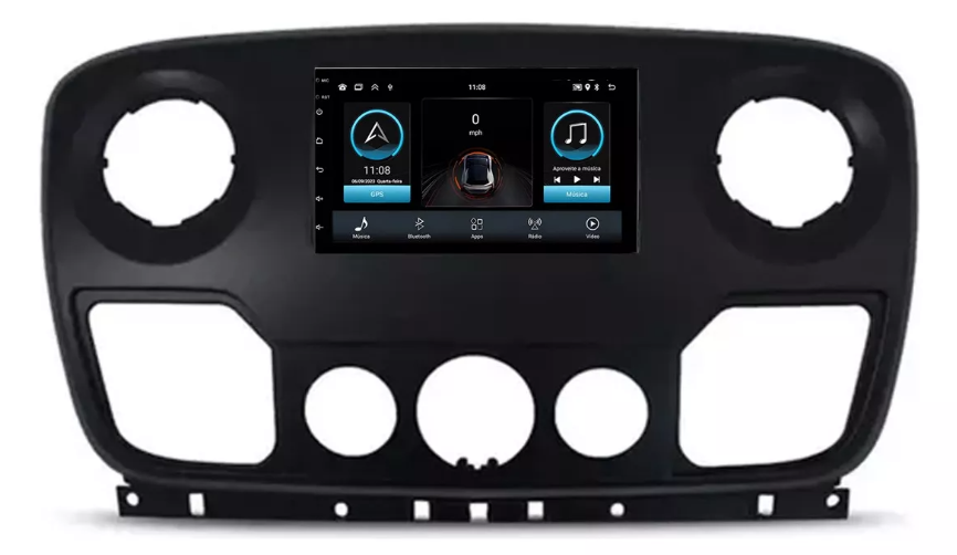Multimidia Master 7p Android Quadcore 2gb Carplay