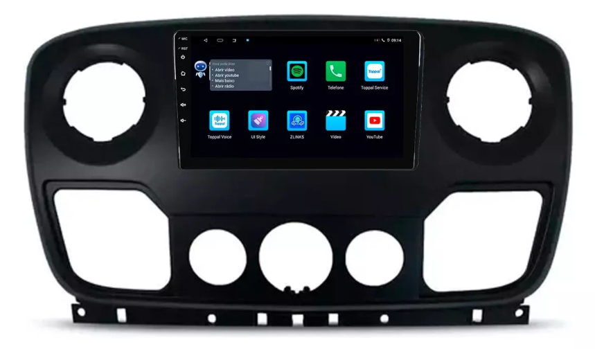 Multimidia Master 9p Android Octacore 4GB Carplay